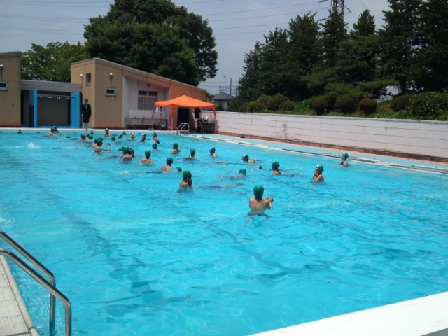 水泳の授業が始まりました 行田市立忍中学校