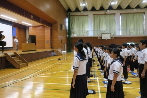 2学期がスタート｜行田市立忍中学校